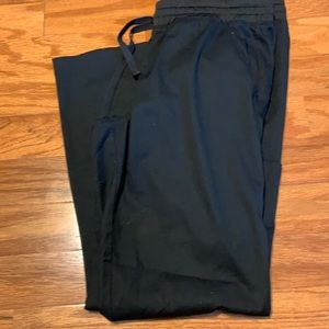 Black scrub pants